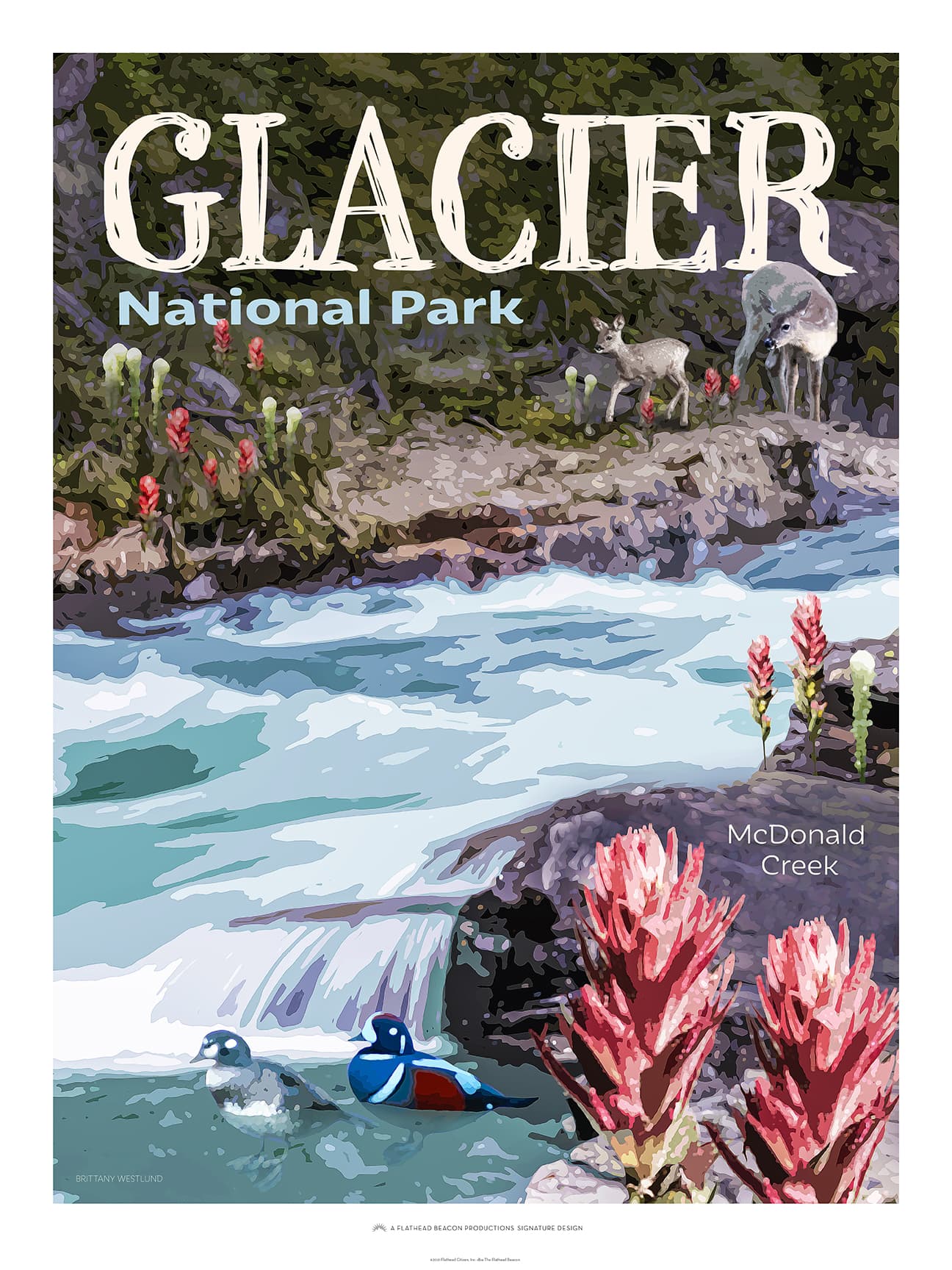 McDonald Creek – Glacier National Park Prints