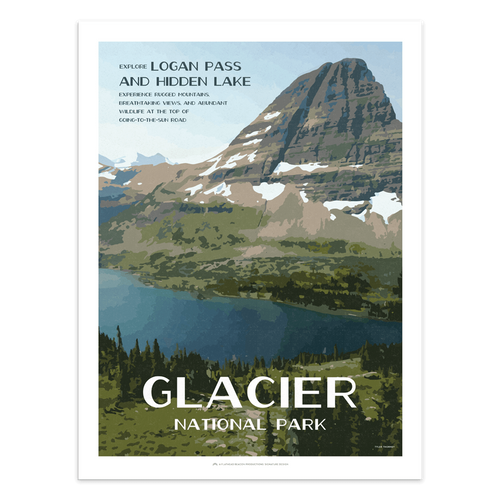 Hidden Lake - Glacier National Park Prints